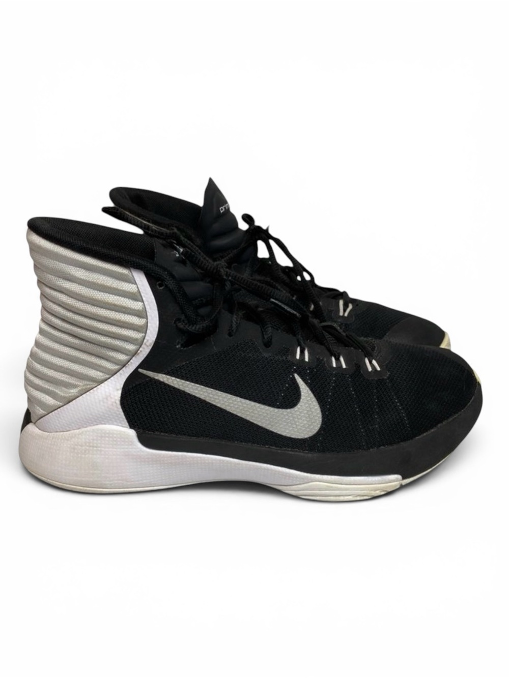 Nike Prime Hype DF Black Gray High Top Basketball Shoes Women’s 9 844792-